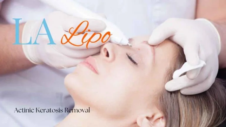 Woman receiving Actinic Keratosis Removal Treatment Bury St Edmunds