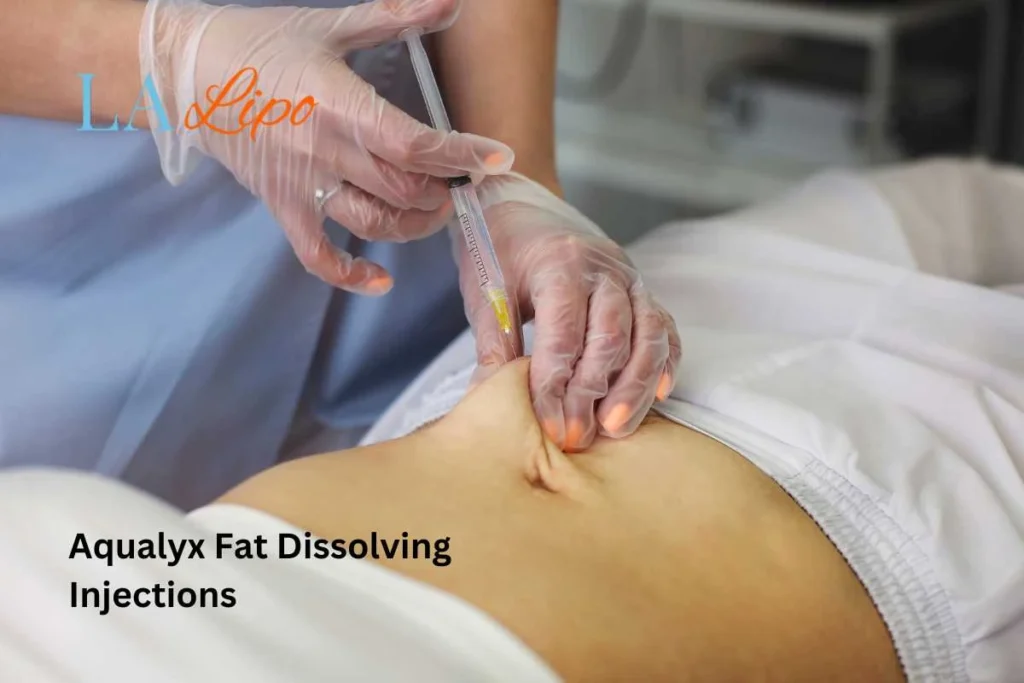 woman having fat dissolving injections Bury St Edmunds in the stomach