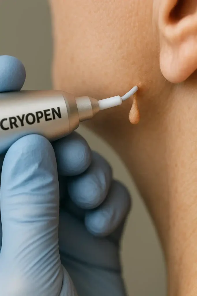 Cryopen for skin tags removal Bury St Edmunds speak to our team today!