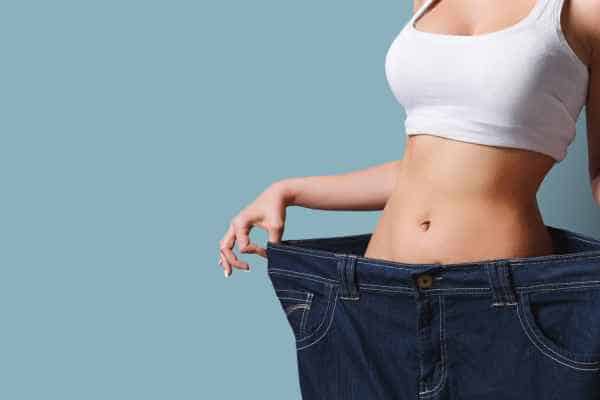 woman after fat reduction treatment Bury St Edmunds