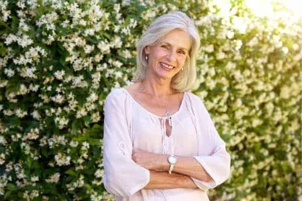 Older woman happy with urinary incontinence treatment Bury St Edmunds