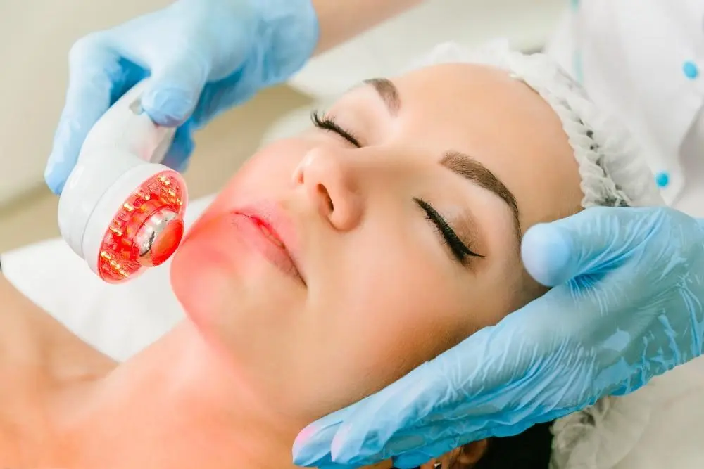 woman having non-surgical Morph8 treatment Bury St Edmunds