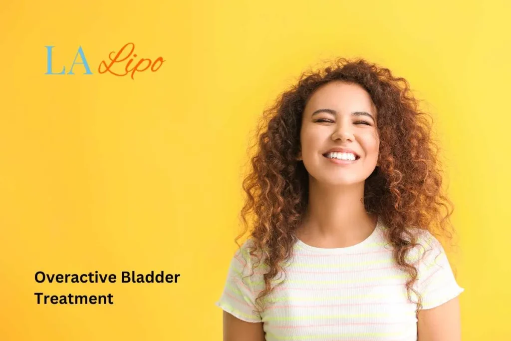 woman smiling about overactive bladder treatment Bury St Edmunds solutions